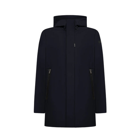 Parka Uomo dall'effetto opaco, con fodera in velluto e patch logo sulla manica